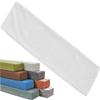 Linen Cover for Foam Mattress Gap Filler, Zippered, Washable, White, 100 x 15 x 20 cm view 1