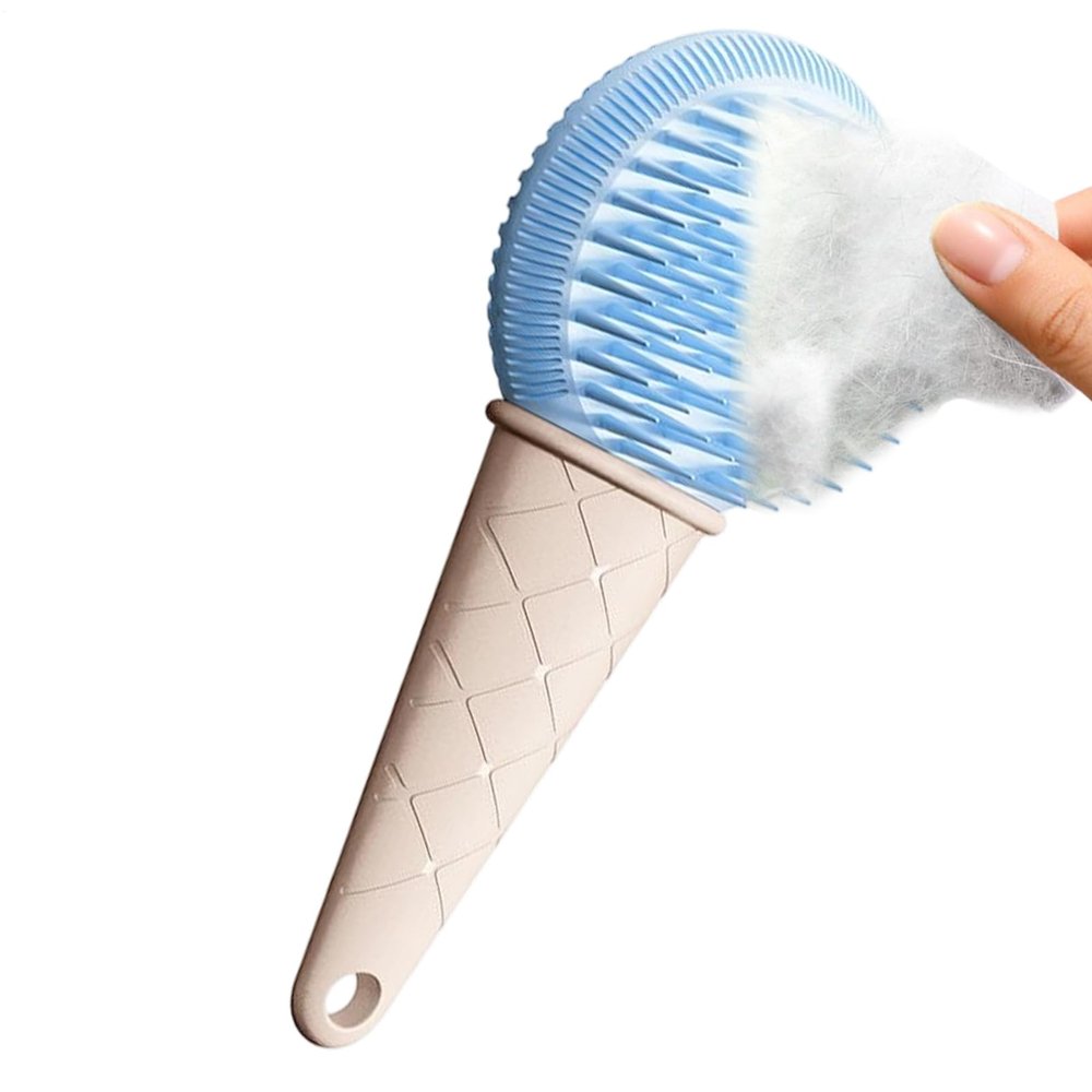 Dog Grooming Brush - Soft Massage, Hangable