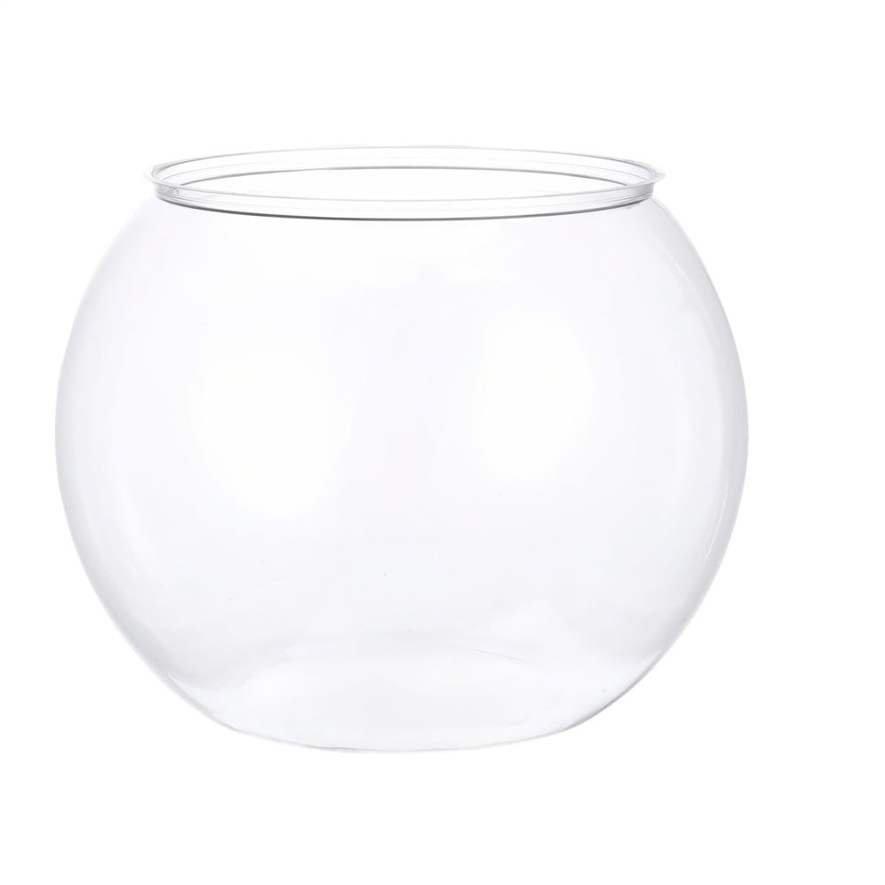 Mini Fish Bowl, Clear ABS Aquarium Bowl