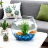 Mini Fish Bowl, Clear ABS Aquarium Bowl view 3