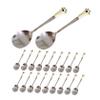ifundom 20-Piece Stainless Steel Pet Food Spoons with Cute Paw Design view 1