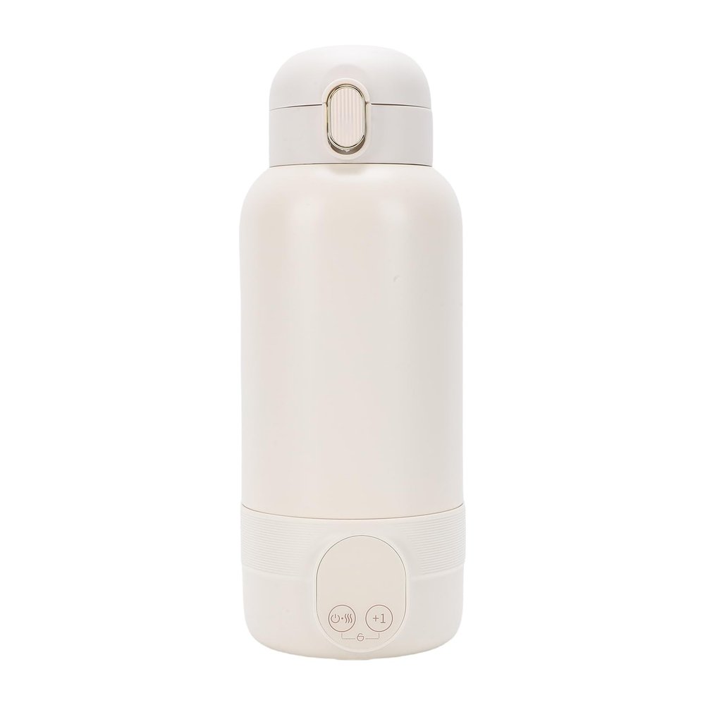 VBESTLIFE Portable Milk Warmer, 50 W, Fast Heating, 500 mL, Rechargeable Cordless 316 Stainless Steel, Constant Temperature