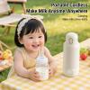 VBESTLIFE Portable Milk Warmer, 50 W, Fast Heating, 500 mL, Rechargeable Cordless 316 Stainless Steel, Constant Temperature view 2