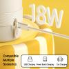 VBESTLIFE Portable Milk Warmer, 50 W, Fast Heating, 500 mL, Rechargeable Cordless 316 Stainless Steel, Constant Temperature view 3