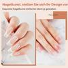 JODSONE Mini Nail Lamp Kit, 480 Square Nail Tips, Portable UV LED Gel Curing Lamp view 4