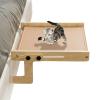 Wooden Cat Window Perch for Kittens, No Drilling Required view 1