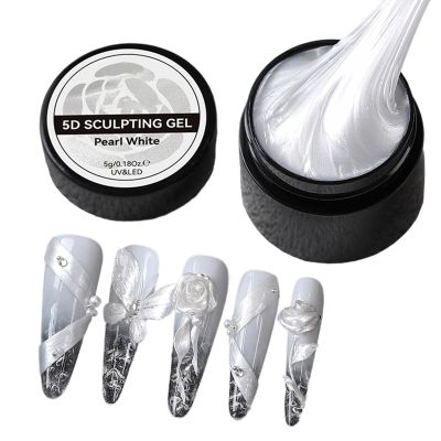 Nail Sculpting Gel, Non-Sticky Hard Builder Gel for Curing