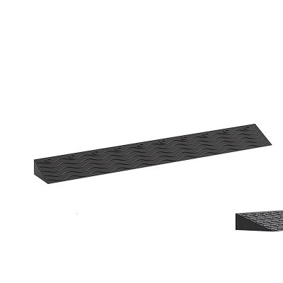 Non-Slip Threshold Ramp, 10 cm/4 in High, Black