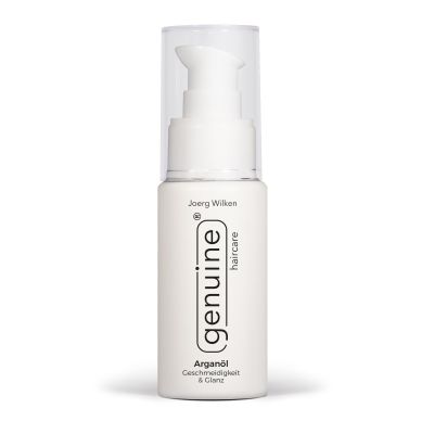 genuine haircare Argan Oil | Premium Hair Oil with Argania Spinosa | Salon Finish for Shine, Smoothness & Frizz Protection | Wet & Dry Hair | Featherlight, Vegan | All Hair Types | 50 ml