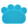 Non-Slip Cat Litter Mat, Soft PVC Indoor Floor Mat (Blue) view 1