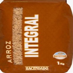 Hacendado Parboiled Whole-Grain Long-Grain Rice, 1 kg Pack, European Origin, Pack of 3