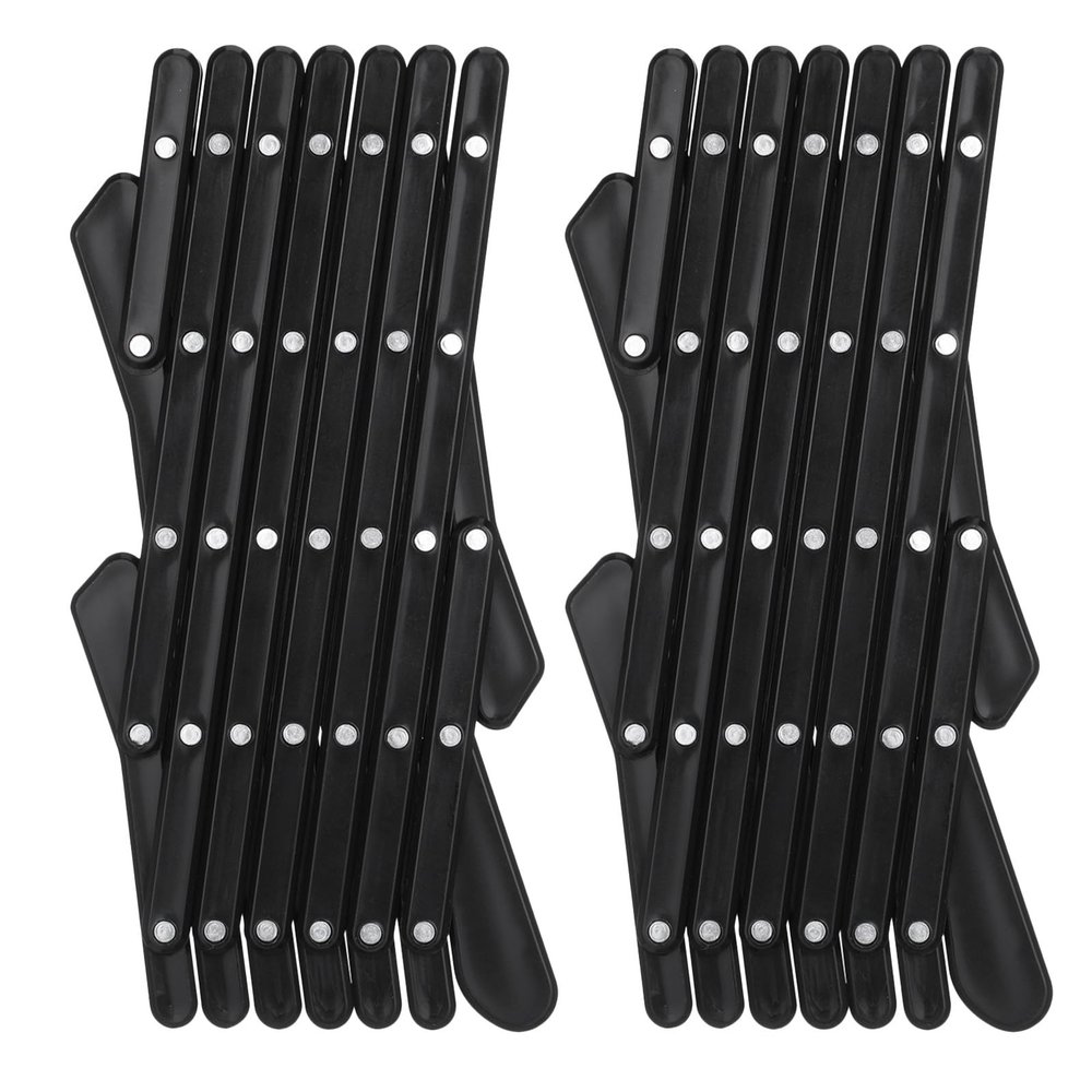 NUOBESTY 2-Piece PP Dog Car Barrier, Adjustable Black Pet Window Grille for Cars and Trucks