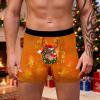 Generic Christmas Cotton Stretch Boxer Briefs for Men view 2