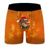 Generic Christmas Cotton Stretch Boxer Briefs for Men view 3