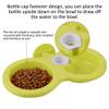 Qcwwy Double Hanging Pet Bowl - Green view 4