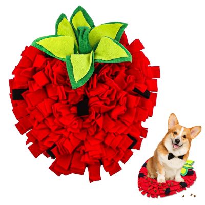 1Pc Red Non-Slip Snuffle Mat for Dogs - 35 * 45 cm