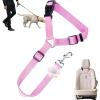 Retractable Dog Seat Belt, Durable Accessory view 1