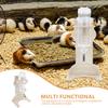 UTHCLO Hamster Water Bottle Holder with Wooden Stand, Leak-Resistant, Space-Saving, Durable, Minimalist Design for Small Pets view 3