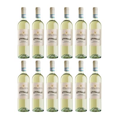 Azienda Agricola Cavalchina Custoza DOC Dry White Wine, Italy, incl. FeinWert E-Book (12 x 0.75 L)