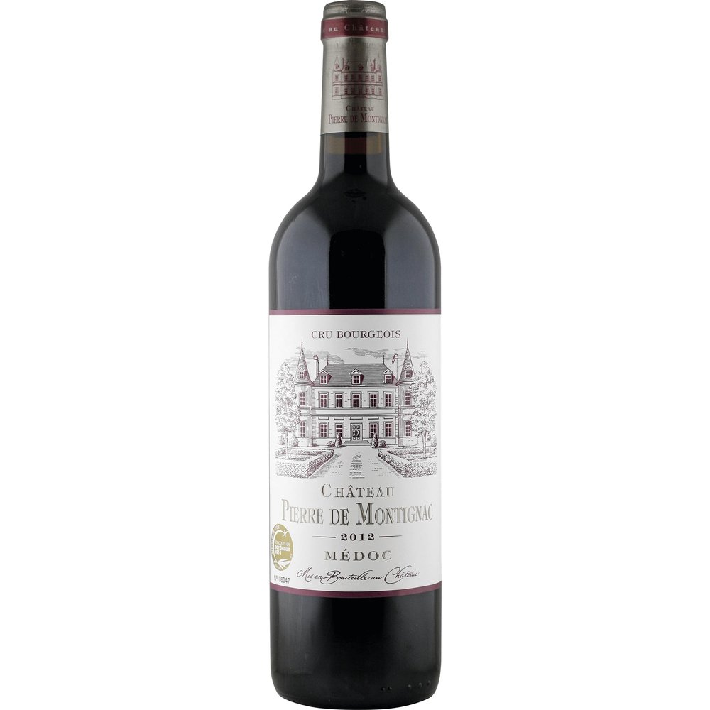 Château Pierre de Montignac Cru Bourgeois Médoc AOP Dry Red Wine, France, incl. FeinWert E-Book (1 x 0.75 L)