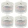 4-Pack Plastic Replacement Filters for Cat Water Fountains view 1