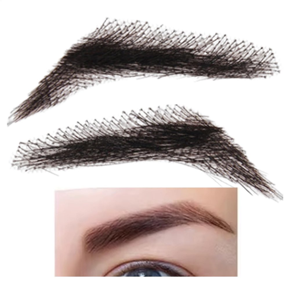 False Human Hair Eyebrows, 1 Pair