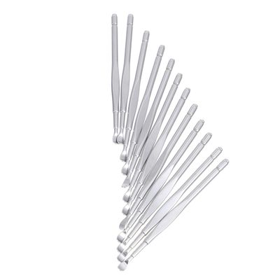 12-Piece Stainless Steel Ear Cleaning Tool Set, Silver, for Families