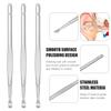 12-Piece Stainless Steel Ear Cleaning Tool Set, Silver, for Families view 3
