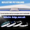 Personalized Reflective Dog Collar with Name Tag - Adjustable & Customizable, Red view 3