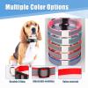 Personalized Reflective Dog Collar with Name Tag - Adjustable & Customizable, Red view 4