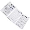 VICASKY 3-Piece White Silicone Nail Art Mat Set view 1