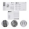 VICASKY 3-Piece White Silicone Nail Art Mat Set view 3