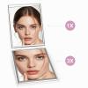 Kintion Pocket Mirror, 1X/3X Travel Mirror with Magnification, Compact, White view 2