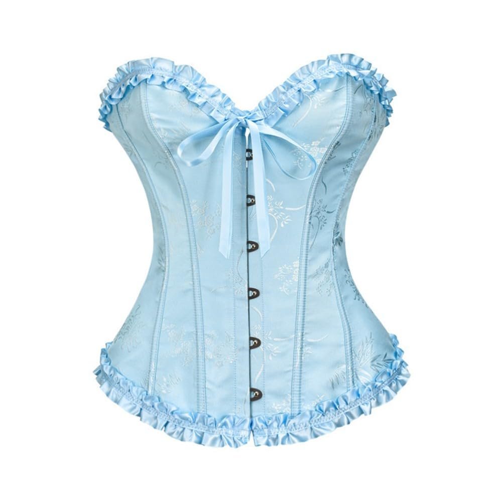 Generic Women's Hfischer-Style Lace Corset Bustier Top