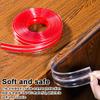 2 Transparent Baby Edge Protectors, W-Shape, 2.2 mm Thick, Self-Adhesive, 2 x 1 m view 3