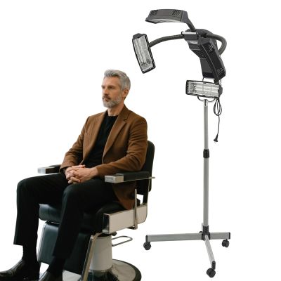 JJsdwin Freestanding Salon Hair Dryer Hood, 40–70°C, 150–170 cm