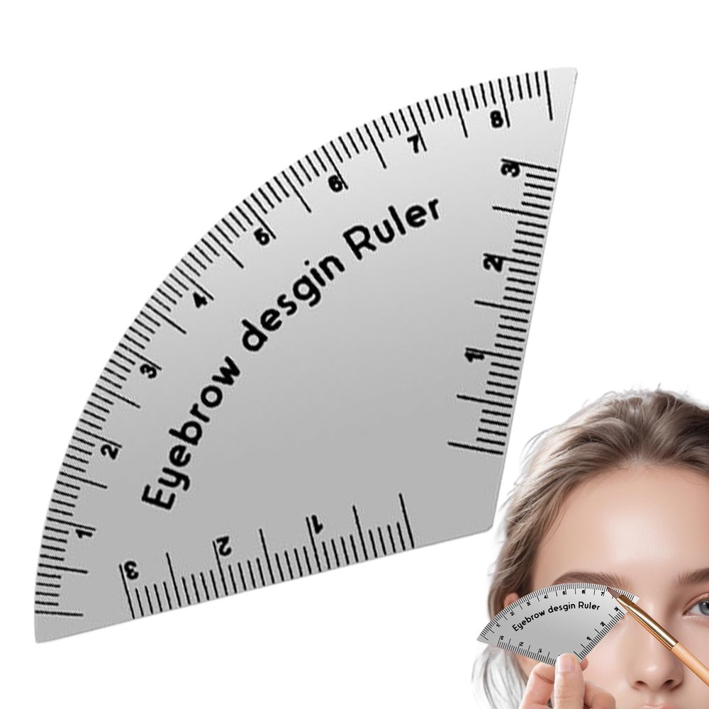 Portable Precise Eyebrow Ruler