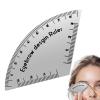 Portable Precise Eyebrow Ruler view 1