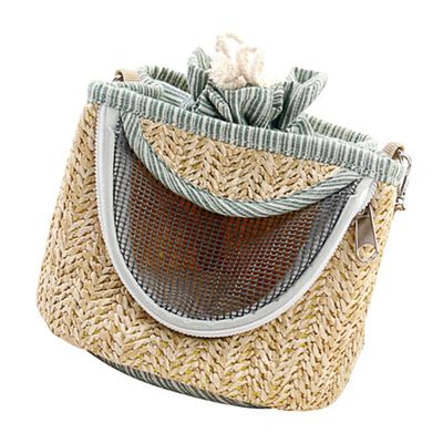 Portable Hamster Hanging Bag with Mesh Fabric and Zipper