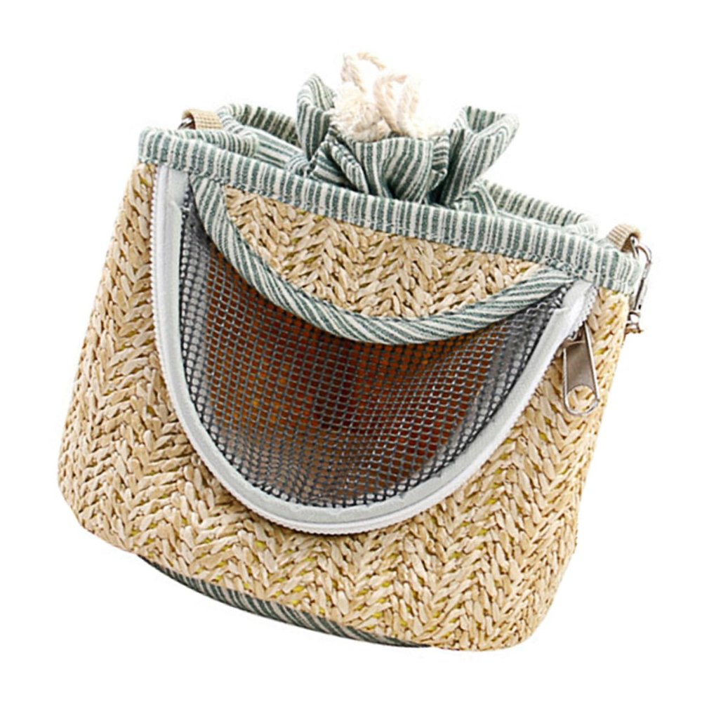 Portable Hamster Hanging Bag with Mesh Fabric and Zipper