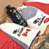Mr & Mrs Sauna Gift Set for Couples with 2 Wool Felt Sauna Hats and 400 mL Eucalyptus Sauna Infusion view 4
