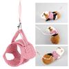 RiToEasysports Padded Pet Harness, Squirrel, Pink Chest Strap, Guinea Pig S/L (L) view 2