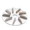 Stainless Steel Pig Hair Remover, 7/9-Tooth Scraper for 100-Size Angle Grinders view 1
