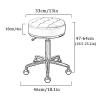 Adjustable Rolling Stool with Casters and Swivel Seat for Salon, Spa, and Massage view 3