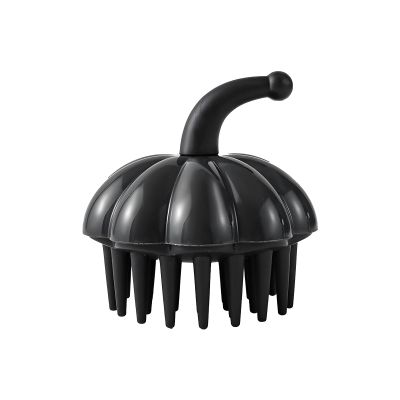 Pumpkin-Shaped Shampoo Brush with Flexible Bristles