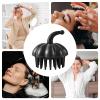Pumpkin-Shaped Shampoo Brush with Flexible Bristles view 4