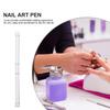 Double-Ended Nail Liner Brush with Metal Cap view 2