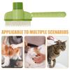 Cat Deshedding Brush with Comb and Ergonomic Handle view 4
