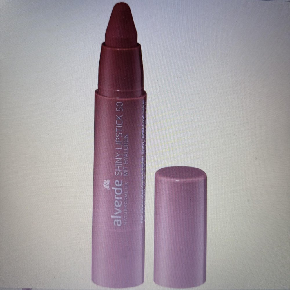 alverde NATURKOSMETIK Shiny Lipstick, Shade 50, 2.8 g