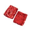 AWJUWHBJ Red Sequin Wrist Cuffs, Stretchy, One Size view 1